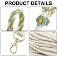 thumbnail image 3 of 2pcs Retro pastoral style small Daisy wrist strap Keychain Handmade DIY, 3 of 5