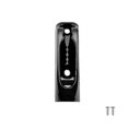 thumbnail image 3 of 2Pcs Boat Black Nylon Self-Lock Rope Clam Cleat Cord Lock For Marine Accessories For The Cord No More Than 4mm Screw Bolt 3mm, 3 of 4