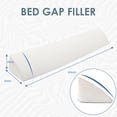 thumbnail image 5 of Danolapsi BedPillow for Headboard, Queen Size/King size BedFiller Headboard Pillow, Triangle Bolster Pillow Fill TheBetween Headboard and Mattress, 5 of 9