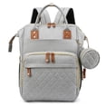 thumbnail image 1 of Mochilas de viaje de gran capacidad para mamás, bolsos de maternidad para embarazadas, pañales para bebés, bolsas para cochecito de lactancia, 1 of 4
