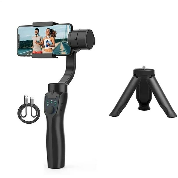 Soporte Universal para Teléfono con Cardán de 3 Ejes de Mano F8, Estabilizador de Grabación de Vídeo Antivibración, Teléfono Móvil, Teléfono Inteligente