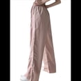 thumbnail image 4 of Pantalones de Paracaídas para Mujer, Pantalones Holgados de Pierna , Pantalones Deportivos con Cintura Elástica Y2K, Pantalones Deportivos, Ropa de Calle Rosa S, 4 of 9