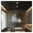 thumbnail image 1 of Letrero De Neón Beauty Butterfly, Ideal Para Salón Belleza, Spa, Decoración Pestañas, Con Luz Regulable 34cmx40cm, 1 of 2