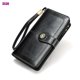 thumbnail image 1 of Women Long Wallet Wax Genuine Leather Clutch Wristlet Purse Credit Card Holder Organizer Ladies Purse WD.WDQZL Hogar, 1 of 1