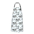 thumbnail image 2 of Lsque Cow With Fresh Milk Waterproof Apron Chef Aprons for Men Heavy Duty Chemical Work Apron Extra Long Grilling Aprons with Adjustable Bib Apron, 2 of 9