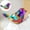 Z1-11-E, variant on Miniature Hand-Painted Bird Figurines, Mini Bird Decorative Figurines, Garden Accessories Bird Decorative, Mini Bird Figures Animal Model Toys, Plastic Bird Ornaments for Garden 1Pcs