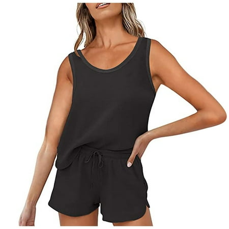 

Gyedtr Women S Fashion Two Piece Silk Sleepwear Nightwea Soft Casual Pajamas Sets