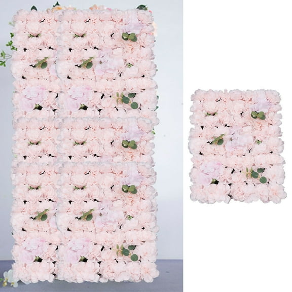 6 Pack 24"x16" Each Panel 3D Hydrangea Flower Photo Wall  Decoration for Wedding Artificial Flower Wall Panels Rose Backdrop Wedding Bouquet Home Party Decor DIY Fashion Artificial Rose Flower Wall
