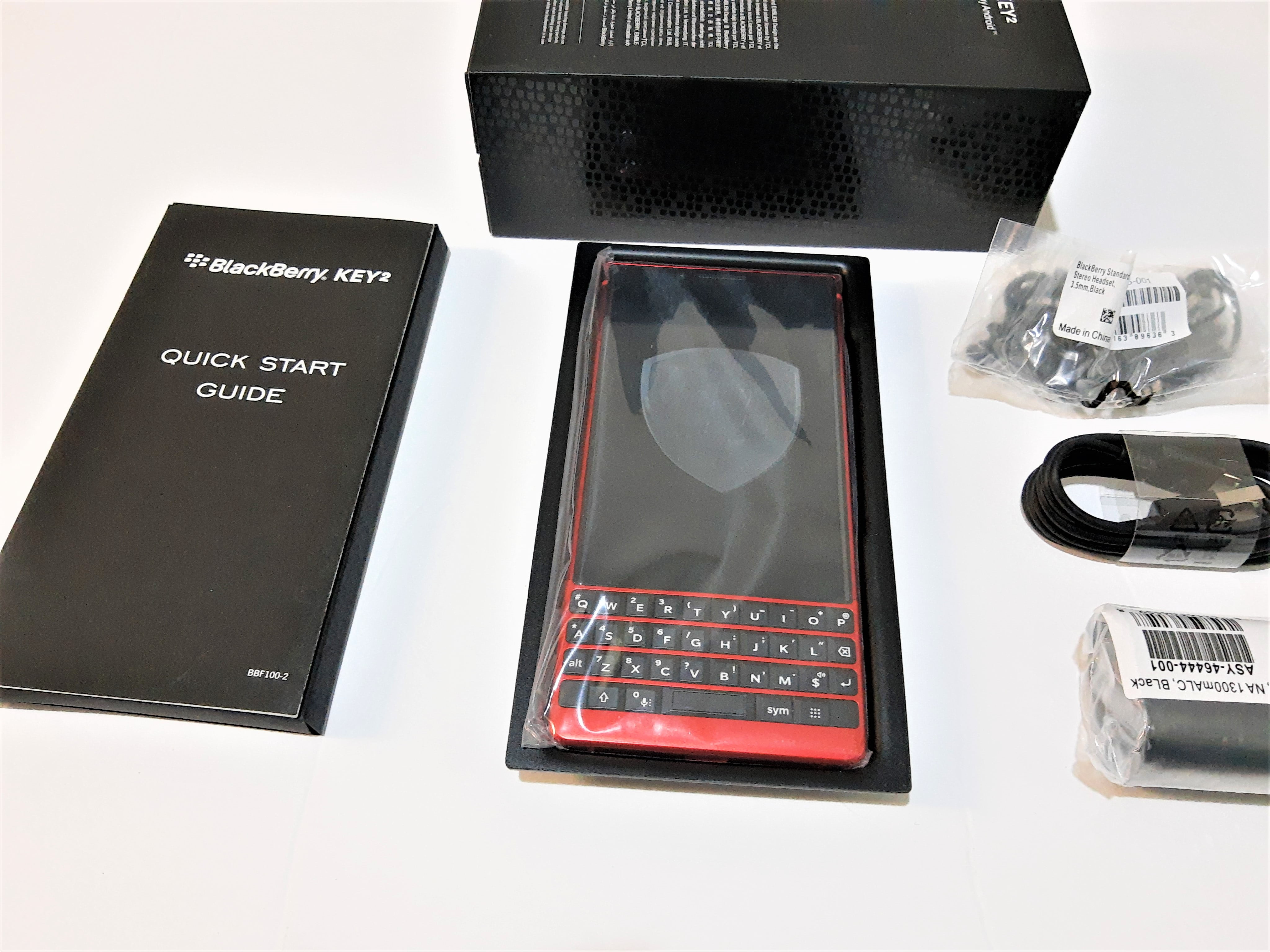 BlackBerry KEY2 Red Edition Smart Cell Phone - 128GB Memory