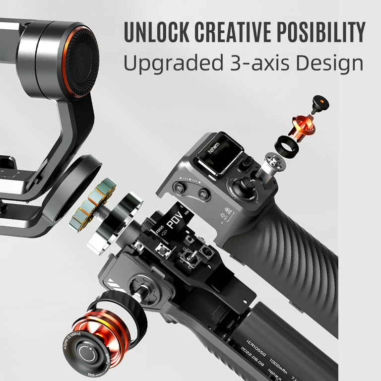 Hohem iSteady M6 Kit Gimbal Stabilizer Magnetic Fill Light with AI Vision  Sensor