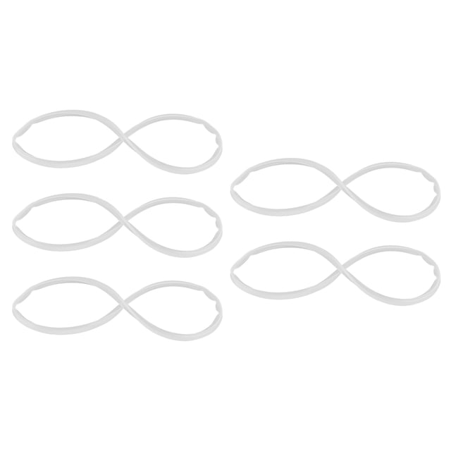 5PCS Silicone Gasket Sealing Replacement with Efficient Sealing, Easy to and Install for Pressure Cooker Kitchen Tool Accessories