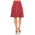 thumbnail image 3 of Women's Elegant Casual Midi Skirt with Foldable Waist and Stretch Fabric, 3 of 7