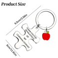 thumbnail image 3 of Vivcore Teacher Appreciation Gifts Keychain Thank You For The Of My Engraved Stainless Steel Teacher Gift Christmas Thanksgiving, 3 of 6