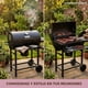 thumbnail image 4 of Asador tipo Barril a Carbón INMATMEX Negro con Tapa  Termómetro Ventilación Ajustable y Cenicero., 4 of 5