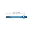thumbnail image 2 of Uxcell 35mm Dart Shafts, Medium 2BA Thread Aluminum Dart Stems - 3 Pack (Sky Blue), 2 of 5