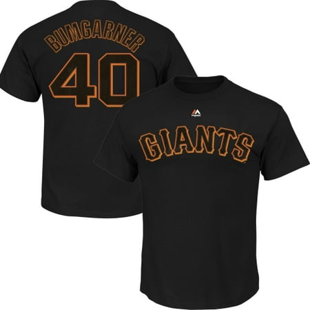 Madison Bumgarner San Francisco Giants Majestic Big & Tall Official Player T-Shirt - (Best Ny Giants Players Of All Time)