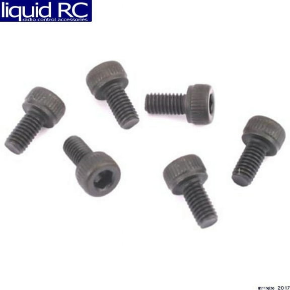 Traxxas 2554 Screws 3x6mm cap-head machine (hex drive) (6)