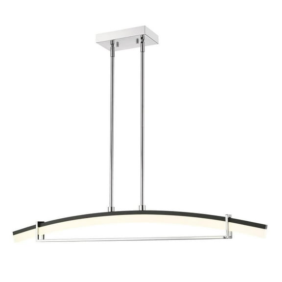 35W 1 Led Chandelier in Linear Style 5.25 inches Wide By 4.5 inches High Bailey Street Home 372-Bel-4314904