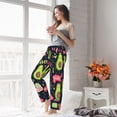thumbnail image 6 of Picia Avocado Love Womens Soft Woven Cotton Elastic Waistband Sleep Pajama Pant Lounge Sleep Pant With Pockets And Drawstring-, 6 of 9