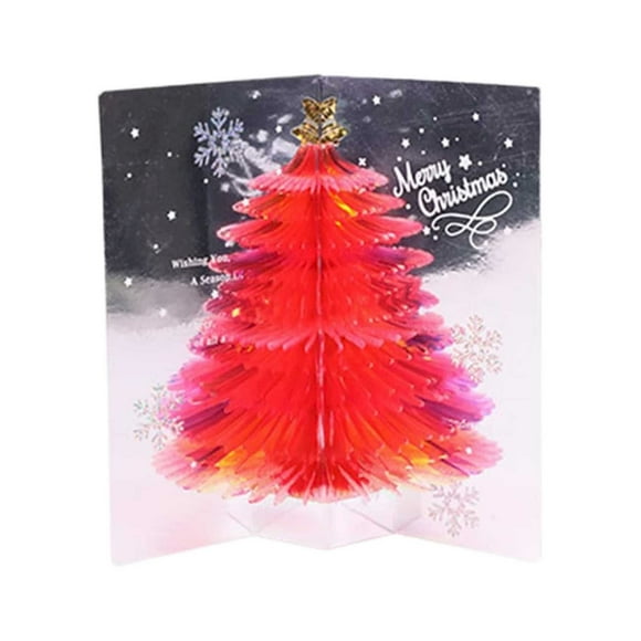 Décoration de Chambre up Carte de Noël 3D Pailletée Sapin de Noël Carte de Vœux Joyeux Noël up Carte Carte des Fêtes d'Hiver pour le Nouvel An Ensemble de Cartes de Vœux de Noël Carte Vierge,Carte de Note,Carte Pliée,Carte Décorative,S