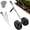 C, variant on Multi Function Cultivator Plow with Double Wheels, Manual Grass Hoe Metal Frame & Sturdy Structure, Manual Garden Push Plow Ideal for Backyard Patio Courtyard Gardening (B)