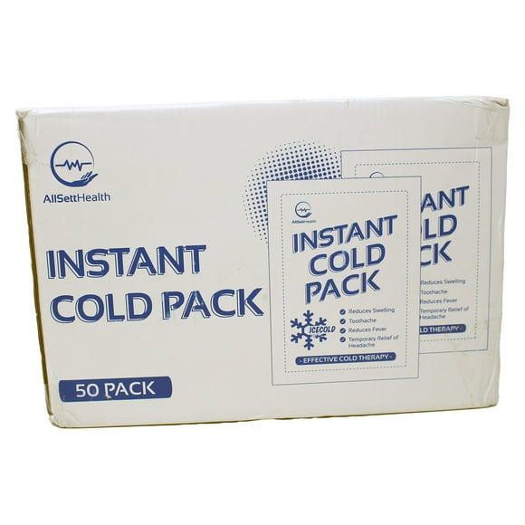 AllSett Health Instant Cold Pack 50 Pack
