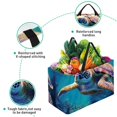 thumbnail image 3 of Turtle Large Capacity Reusable Oxford Cloth Decorative Box Shopping Bag Collapsible Bucket, 3 of 7