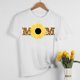 thumbnail image 1 of Blanco XL Flor Moda Mamá O Cuello Mujeres Camiseta de manga corta-08500 Tmvgtek Para estrenar, 1 of 2