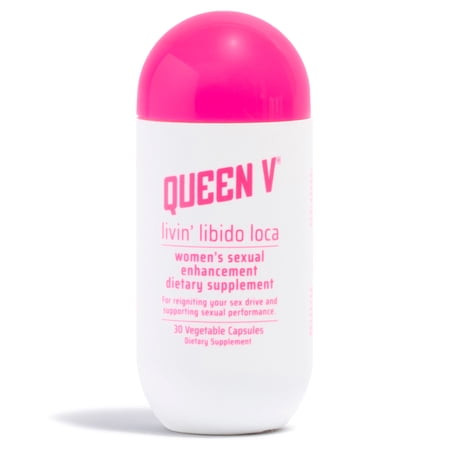 Queen V Livin Libido Loca Womens Sexual Enhancement Dietary Supplement, 30 Capsules