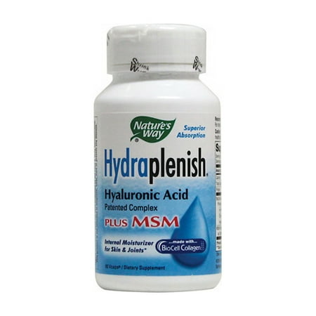 Natures Way Hydraplenish Plus Acide Hyaluronique Msm Capsules - 30 Ea