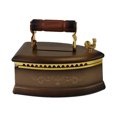 thumbnail image 1 of Caja de música giratoria Vintage Forma de hierro Juguete musical creativo romántico marrón Zulema Juguetes de cajas de música, 1 of 8