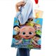 thumbnail image 4 of Loo Loo Kids Bolso de tela con estampado de lienzo para mujer, bolsa de compras reutilizable y estética, con cremallera interior, regalo para mujer,38*45cm., 4 of 6