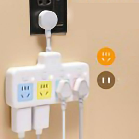 Color Power Strip Outlet Strip Power Outlet Power Strip Usb Color Power Strip Multifunction High Anti Electric Shock Multi Outlets Outlet Strip For Hotel 4 Outlets