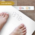 thumbnail image 3 of INEVIFIT Smart Premium Bathroom Scale with Bluetooth and Free Tracking INEVIFIT APP 11.8 x 11.8 inch - White, 3 of 8