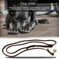 thumbnail image 3 of 2M Long Leather Braided Pet Dog Walk Traction Collar Strap Training Leash Lead, 3 of 8