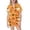 A-Orange, variant on Shadoumai Silk Halloween Pajamas Set Button Front Graphic Print Short Sleeve Button Shirt Shorts Pajama Set Soft Teens' Sleepwear 2 Piece Summer Pajama Outfits