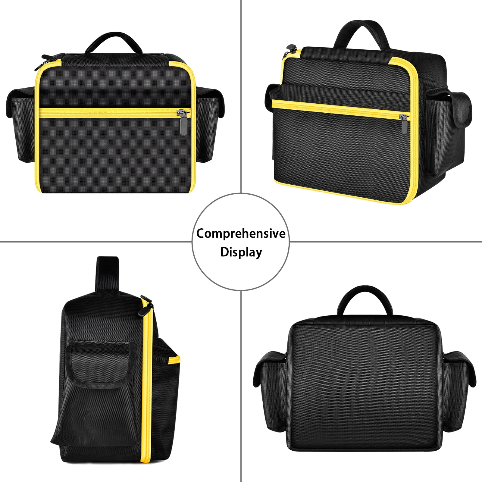 Air Compressor Case Compatible with DEWALT 20V MAX Tire Inflator DCC020IB, Cordless Tools Storage Holder-Inner Yellow (Box Only)