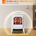 thumbnail image 6 of Electric Fireplace Stove, Freestanding Fireplace Heater, 750W/1500W, 6 of 10