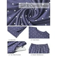 thumbnail image 5 of MINTREUS Lounge Sets for Women Knit Short Sleeve Tops and Long Pants Soft Comfy Pajamas Set Oversized 2 Piece Outfits S-4X, 5 of 8