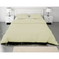 thumbnail image 2 of Just Linen Canary 250 Thread Count Solid 100pct Cotton Sateen Sheet Set, 2 of 2