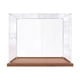 thumbnail image 1 of Vitrina de acrílico para minifiguras, zapatos y muñecas. base de madera, 1 of 9