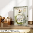 thumbnail image 2 of Shadow Box Frame 11x14  Deep Large Display Case With Beads Door And Glass Window Wood Memory For Pictures Medals Memorabilia Collections Rustic Grey, 2 of 7