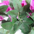 thumbnail image 4 of ZOELNIC 2PCS Artificial Hanging Flowers 3.3Ft Artificial Rose Vine Hanging Plants Artificial Flower for Home Room Garden Wedding Indoor Outdoor Decoration, Purple, 4 of 10
