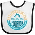 thumbnail image 3 of Inktastic Jacksonville Beach Florida Matching Boys or Girls Baby Bib, 3 of 4