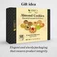 Biscotti italian cookies. Elegant Gift basket box with 600 gr Almond