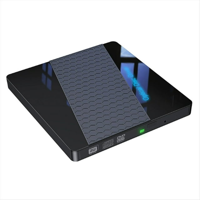 Unidad de CD/DVD Externa para Computadora, Grabadora Externa de DVD y CD, Portátil, Unidad Óptica Portátil Externa, Grabadora de CD.
