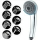 thumbnail image 2 of 5X Cabezal de Ducha, Cabezales de Ducha de Alta Presión, Ducha de Mano Eléctrica Ajustable Universal, Adecuada para Baño, Hotel, Gimnasio, 2 of 5