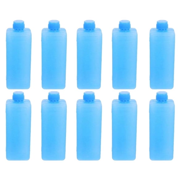 Paquete de 10 Bloques de Hielo Portátiles para Aire Acondicionado, Reutilizables, para Refrigeración y Almacenamiento de Alimentos.