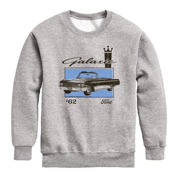 Ford - 1962 Ford Galaxie Graphic Long Sleeve Fleece Sweatshirt