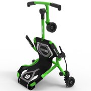 EzyRoller: Drifter X - Green - Ride-On Scooter, Cambering Motion, Pedal Free Cart, Hand Brakes, Extendable Frame, 154lb Capacity, Adults & Kids Age 6+